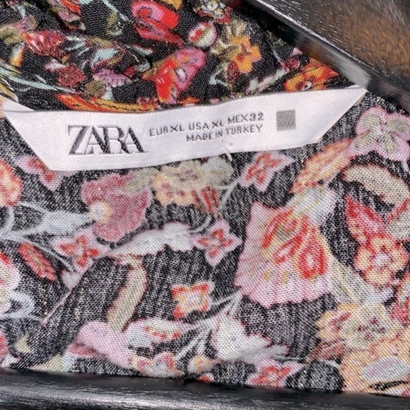 Zara floral boho dress size XLarge - Picture 9 of 11